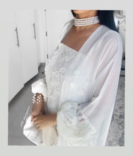 Charger l'image dans la galerie, Robe de soirée avec Kimono Ecrus