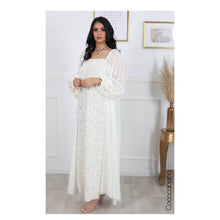 Charger l'image dans la galerie, Robe de soirée avec Kimono Ecrus