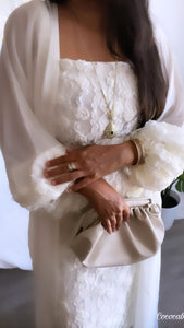 Ensemble robe + kimono de Ceremonie mariage ou fiancaille